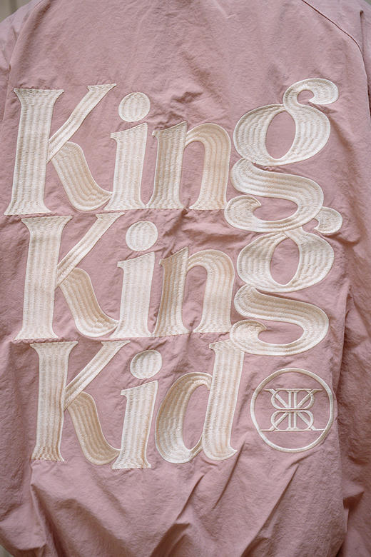 BK2024秋季KKK尼龙翻领教练夹克外套 粉色限定款 商品图5