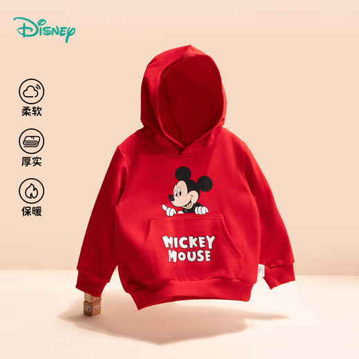 【迪士尼Disneybaby正品新品卫衣】秋冬男童女童上衣舒适儿童卫衣 商品图7