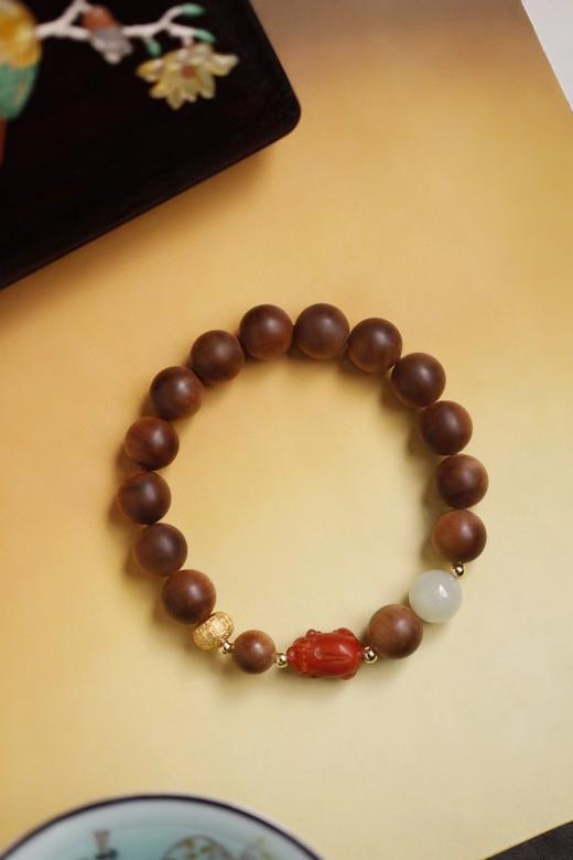 原创设计【绎心】老山檀香单圈手串10mm 商品图3