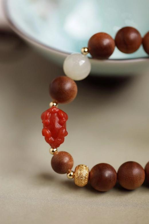 原创设计【绎心】老山檀香单圈手串10mm 商品图5