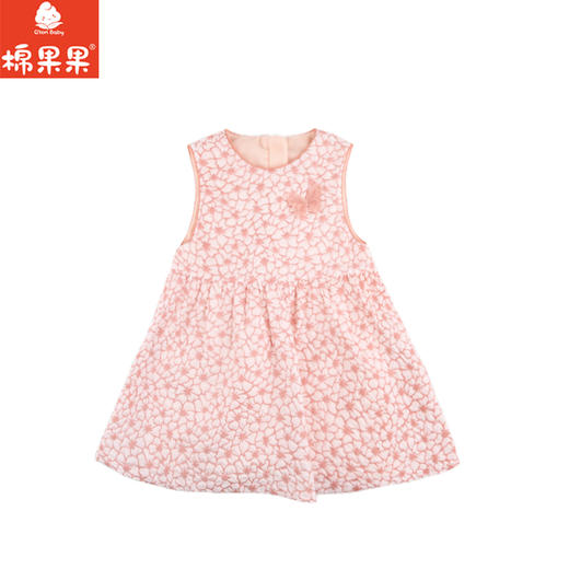 棉果果专柜同款冬季新品女童中国风背心连衣裙M522702724669 商品图2