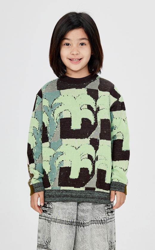 jnby  24年冬款    长袖套头毛衫  1O0312050 商品图7