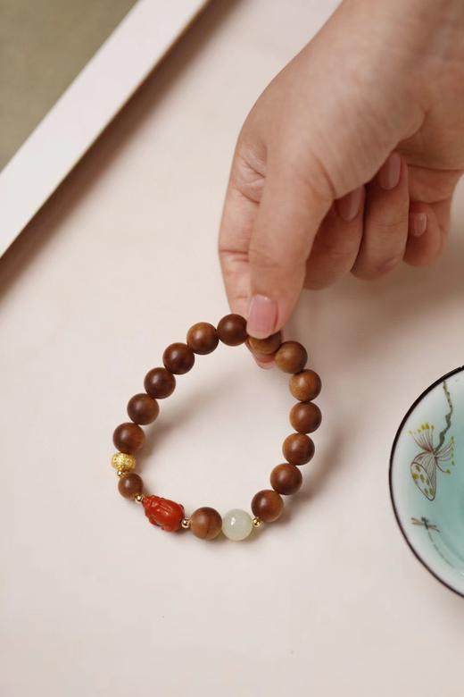 原创设计【绎心】老山檀香单圈手串10mm 商品图6