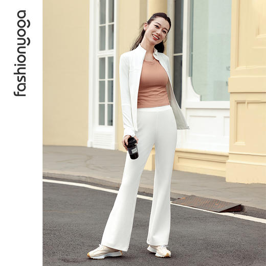 凡圣瑜伽 泡芙喇叭长裤F14980 商品图5