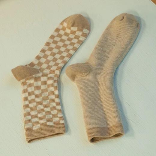 素道有机彩棉男袜  中筒袜 长筒袜 袜子 商品图0