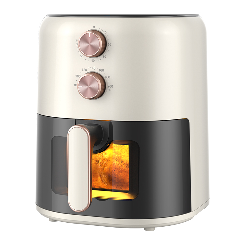 美的（Midea）空气炸锅 KZE459X9BD 4.5L 可视化窗 精准控温