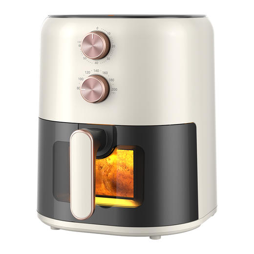 美的（Midea）空气炸锅 KZE459X9BD 4.5L 可视化窗 精准控温 商品图0