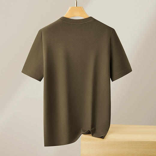 【特大码】【新款DX】大依优型德绒打底半袖短袖背心休闲加肥加大上衣男士胖子大码t恤打底 商品图3