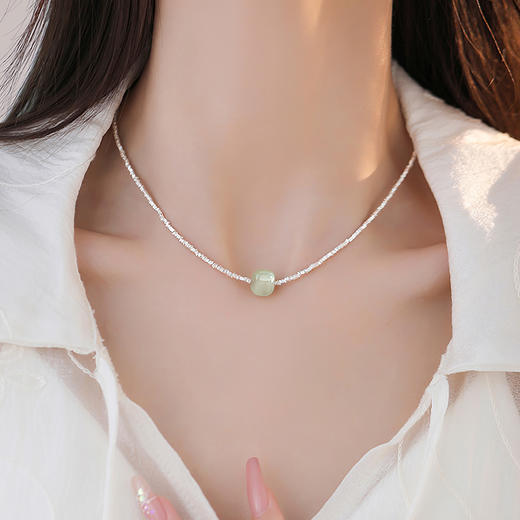 Winy925纯银梦幻碎银项链送女友闺蜜节日生日礼物 商品图3