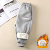 儿童加绒裤加厚裤子加绒冬季新款男童保暖裤宝宝外穿卫裤童裤童装 商品缩略图1