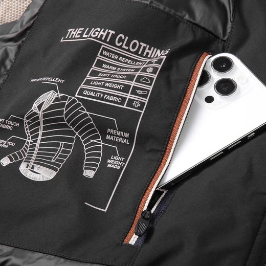 【长款】【新款DSF】大依优型大码鸭绒长款羽绒服外套休闲胖子大码男休闲宽松加肥加大上衣 商品图6