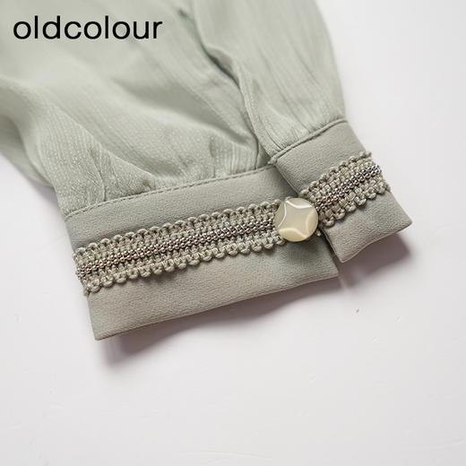 oldcolour春秋款气质百搭法式宽松设计感长袖连衣裙女GL32103861 商品图4