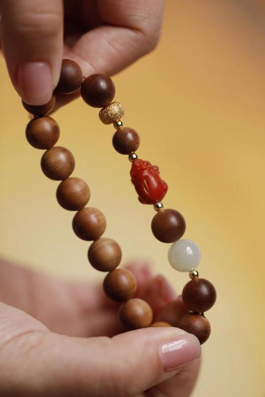 原创设计【绎心】老山檀香单圈手串10mm 商品图4