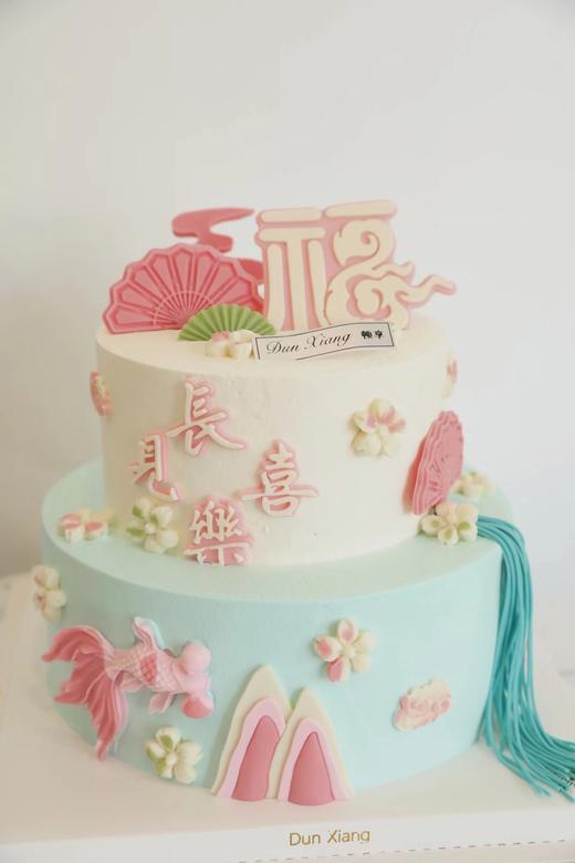 「福星祝寿」常见喜乐（蓝色款） 商品图0