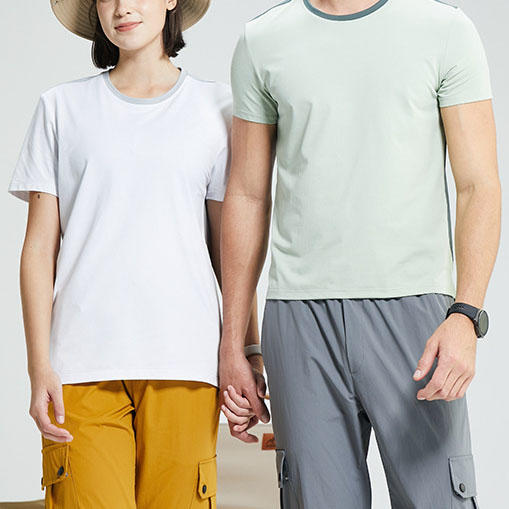 跃牌【跃LEAP-ACTIVE】系列 夏季男士圆领防晒宽松运动T恤短袖上衣4111004 商品图0