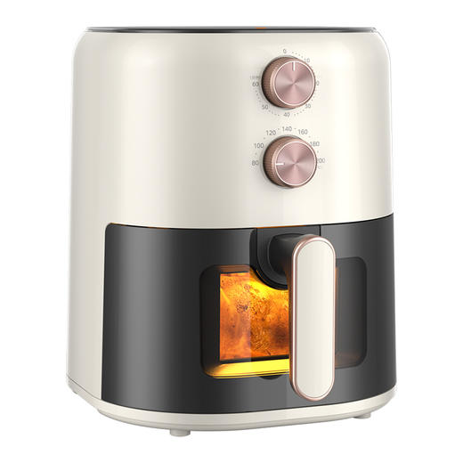 美的（Midea）空气炸锅 KZE459X9BD 4.5L 可视化窗 精准控温 商品图4