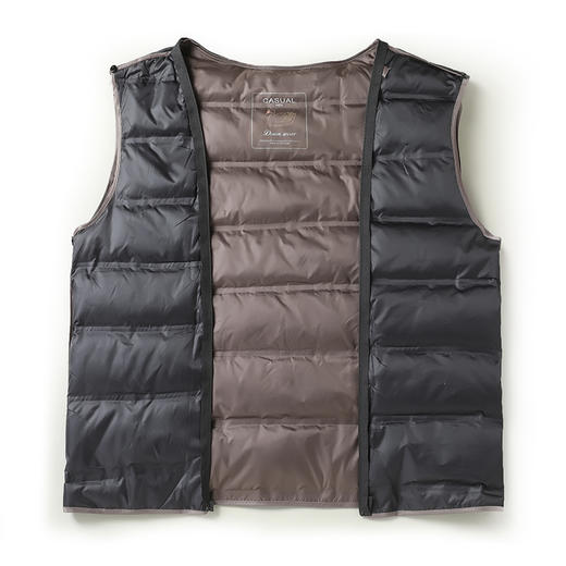 【100%羊毛】【可脱卸鹅绒内胆】【新款DLC】大依优型品质双面呢羊毛呢翻领外套商务夹克男宽松加肥加大码上衣胖子正装休闲 商品图1