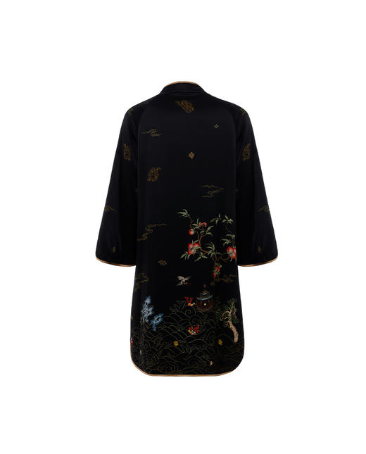 皇锦定位印花棉袍-海屋添筹 商品图1
