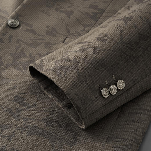 【新款DDA】大依优型品质西服外套商务夹克男宽松加肥加大码上衣胖子正装休闲 商品图3