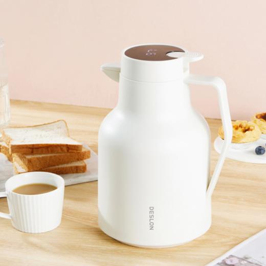 🔥🔥【DESLON德世朗智享温显保温壶】✅玻璃内胆，👍耐腐蚀，不含重金属，👍安全、健康、环保🌈 ✅红胆镀银保温技术，🌿强效锁温、保温保冷💗 商品图3