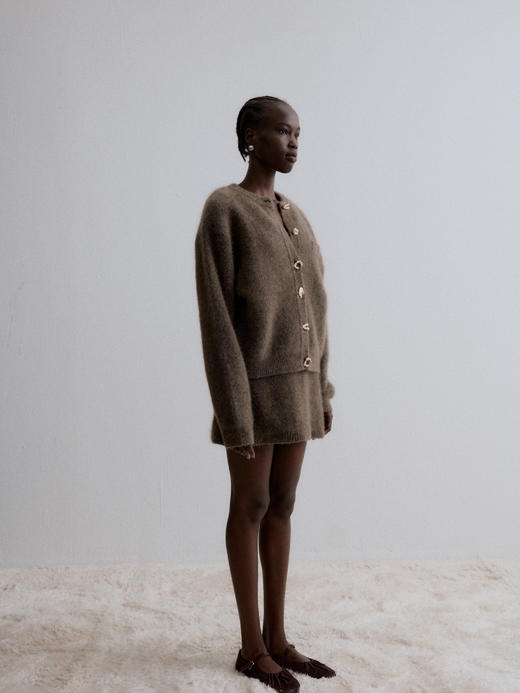 VC｜AW24054 Jaya mohair cardigan 开衫 [ 灰 / 白 / 驼 ] 商品图11
