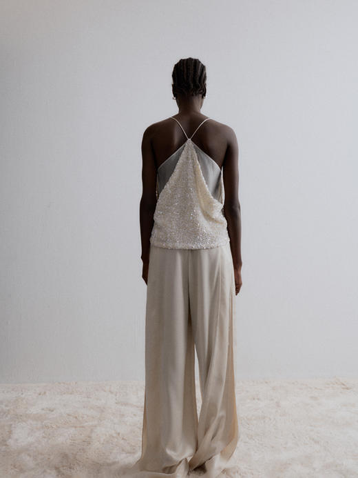 VC｜AW24026 Berta sequin tank  [ 亮片吊带  白 / 黑 ] 商品图6