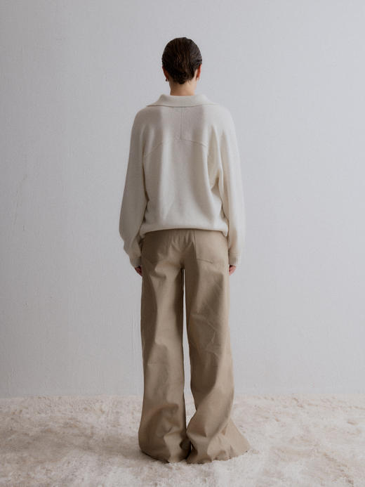VC｜AW24060 Willow polo cashmere 针织 [ 白 ] 商品图3