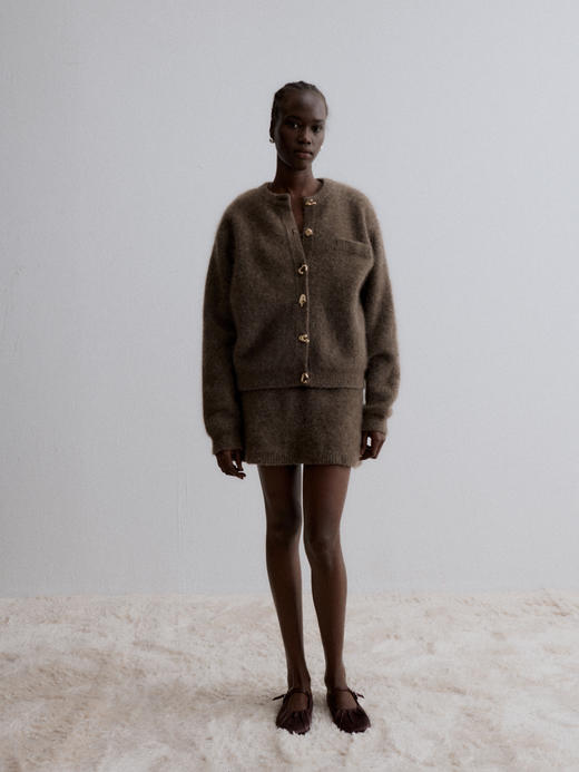 VC｜AW24054 Jaya mohair cardigan 开衫 [ 灰 / 白 / 驼 ] 商品图7