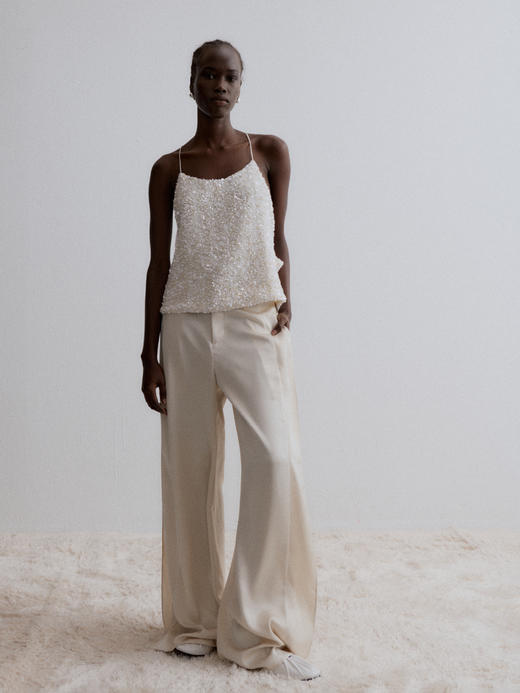 VC｜AW24026 Berta sequin tank  [ 亮片吊带  白 / 黑 ] 商品图5