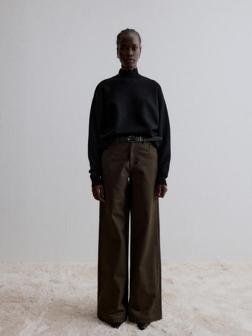 VC｜AW24048 Atlas flared jeans 长裤 [ 棕 / 白  ] 商品图7