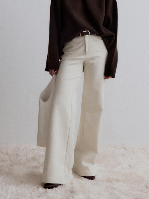 VC｜AW24048 Atlas flared jeans 长裤 [ 棕 / 白  ] 商品图0