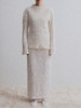 VC｜AW24028 Berta sequin long blouse  [ 亮片  白 ] 商品缩略图1