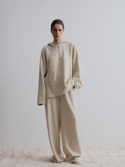 VC｜AAW24031 Willow wide trousers 松紧腰长裤 [ 白 / 棕 / 燕麦 ] 商品图13