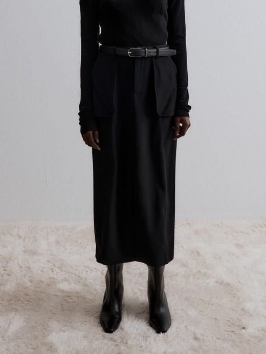 VC｜AW24061 Pamira pocket skirt  半身裙 [ 黑 / 卡其 ] 商品图4