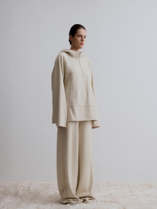 VC｜AAW24031 Willow wide trousers 松紧腰长裤 [ 白 / 棕 / 燕麦 ] 商品图8