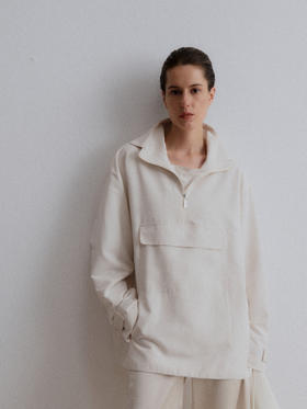 VC｜AW24023 Willow pullover jacket 套头外套 [ 黑 / 白 ]