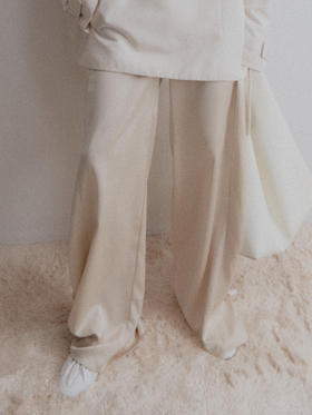 VC｜AW24024 Cosmos satin trousers 长裤 [ 黑 / 香槟白 ]