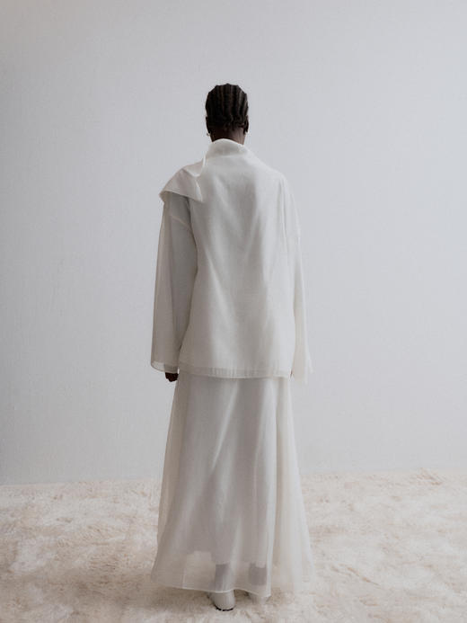 VC｜AW24022 Cedar A line skirt  [ 半身裙 黑 / 白 ] 商品图11