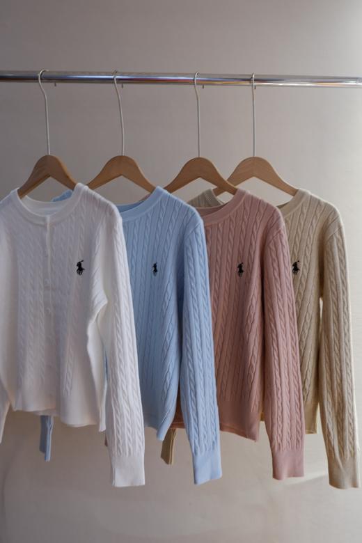 直发 【赵露思同款】 万年经典款小麻花开衫 商品图6