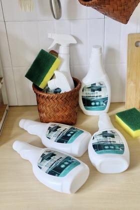 【给力妈妈重油污清洗剂】❗ 39.9💰5瓶💧泡沫型油污净 不易滴落🫧 💧天然植物配方 温和安全柠檬香 💧个性化喷头设计 一抹即净