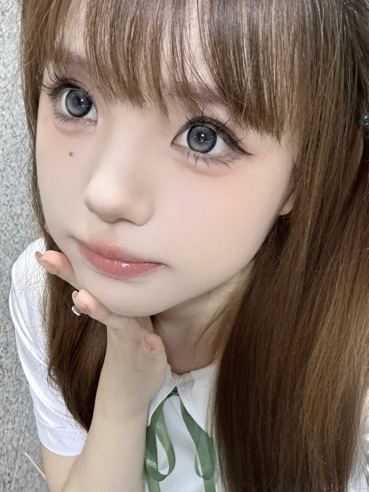 DoraGina甜萌黑糖14.5mm 灰色 年抛美瞳 Doll感幼态萝莉大眼 - VVCON美瞳网