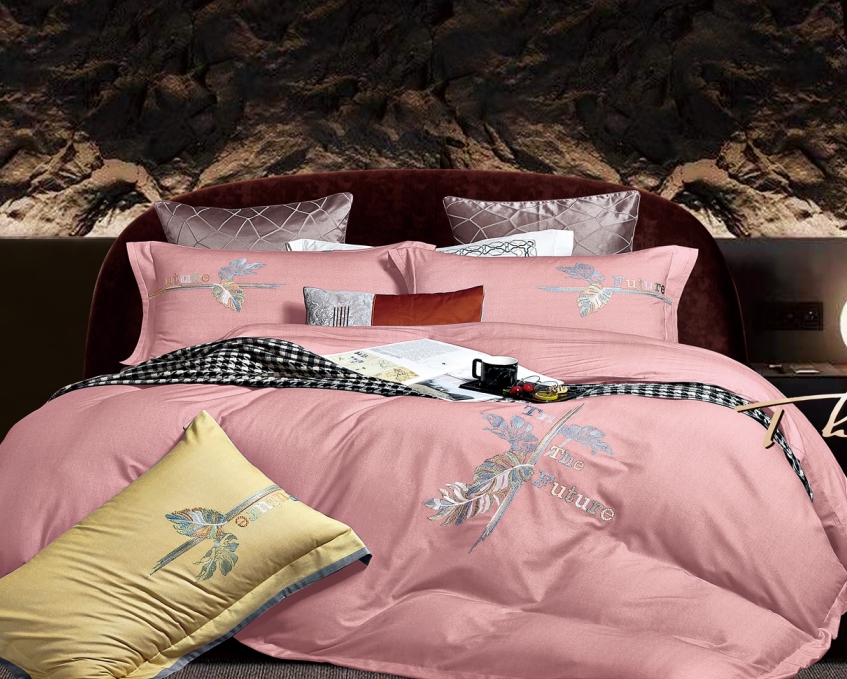 100s铂金全棉加厚磨毛刺绣四件套G117900051