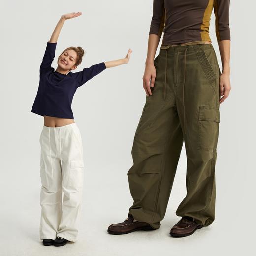 oneup格子工装伞兵裤 商品图5