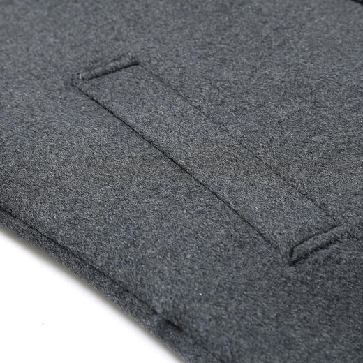 【可拆卸加绒内胆】【绵羊毛】【新款DXS】大依优型大码中长款翻领羊毛呢大衣外套商务夹克男宽松加肥加大码上衣胖子正装休闲 商品图7