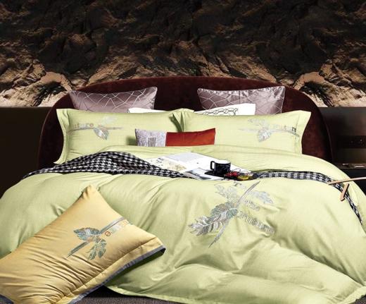 100s铂金全棉加厚磨毛刺绣四件套G117900051 商品图3