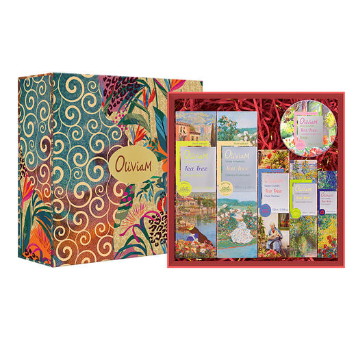 Oliviam澳莉维亚 金色年华茶树6件套护肤洗护礼盒 商品图0