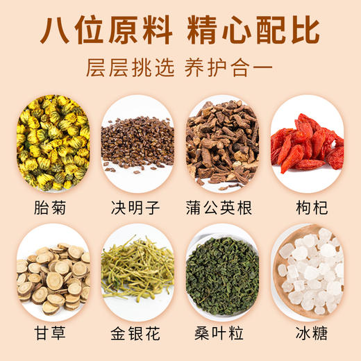 【宜昌助农馆】菊花枸杞决明子茶  熬夜护干袋泡茶5g*15包 商品图3