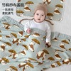 四层竹棉抱被a类 新生儿包单 包被婴儿初生儿 宝宝浴巾盖被盖毯 商品缩略图1
