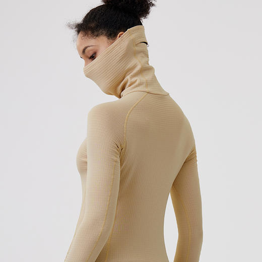 TAGX探观鲸吸纱男女款打底衫2025年新款高领修身抑菌薄绒内搭上衣 商品图2