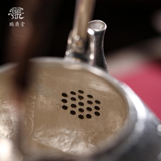 鹤鼎堂银壶于野系列蝃蝀麻纹汤沸（缺货）（缺货） 商品图4